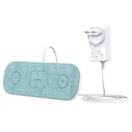 Ładowarki do telefonów - Choetech Choetech 3w1 ładowarka bezprzewodowa Qi 10W do telefonu / słuchawek AirPods 2/ Pro + kabel USB Typ C z adapterem sieciowym zielony (T569-S) T569-S - miniaturka - grafika 1