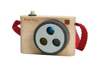 Zabawki interaktywne dla dzieci - Plan Toys Aparat Drewniany z Kolorowymi Soczewkami - Montessori PLTO-5450 - miniaturka - grafika 1