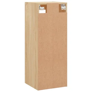 Szafka wisząca, dąb sonoma, 34,5x34x90 cm Lumarko! - Szafki do salonu - miniaturka - grafika 8