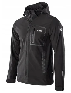 Kurtka męska softshell z kapturem Hi-Tec r. L Nikolas r. XL - Kurtki męskie - miniaturka - grafika 1