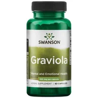 Suplementy naturalne - Swanson Graviola, 530 mg, 60 kapsułek - miniaturka - grafika 1