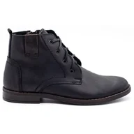 Buty zimowe męskie - Buty męskie zimowe c20s czarne - Polbut - miniaturka - grafika 1