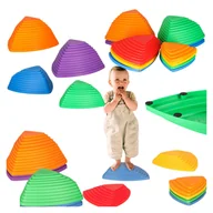 Zabawki sensoryczne - Ścieżka Sensoryczna Kamienie Balansujące Kamienie Do Treningu Równowagi - miniaturka - grafika 1