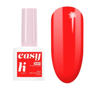 Hi Hybrid Lakier hybrydowy Easy 3w1 Lunapark #612 Red Rocket Loop 5ml - Lakiery hybrydowe - miniaturka - grafika 1