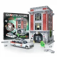 Puzzle - Wrebbit Puzzle 3D 500el Ghostbusters Firehouse - miniaturka - grafika 1