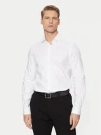 Koszule męskie - Calvin Klein Koszula K10K113851 Biały Slim Fit - miniaturka - grafika 1