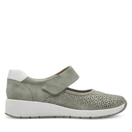 Półbuty damskie - Półbuty Jana 8-24664-42 Zielony - miniaturka - grafika 1