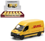 Samochody i pojazdy dla dzieci - Mercedes Sprinter Dhl 1:48 Zabawka Dla Dzieci - miniaturka - grafika 1