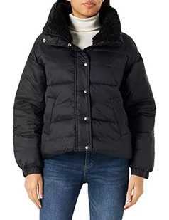 Sisley Kurtka damska 2BA2LN01J Jacket, czarna 100, 42 - Kurtki damskie - miniaturka - grafika 1