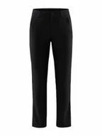 Spodnie damskie - Craft Explore Pants damskie spodnie outdoorowe, rozmiar XS, czarne, regulowany ściągacz, 2 kieszenie boczne, 1 kieszeń na nogawce, tylna kieszeń z zamkiem błyskawicznym, elastyczne spodnie - miniaturka - grafika 1