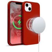 Etui i futerały do telefonów - Crong Etui Color Cover Magnetic MagSafe do Apple iPhone 13 mini Czerwony - miniaturka - grafika 1