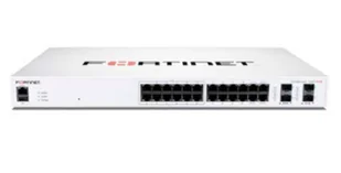 Fortinet FS-124F-FPOE łącza sieciowe Obsługa PoE 1U Biały FS-124F-FPOE FS-124F-FPOE - Pozostałe akcesoria sieciowe - miniaturka - grafika 1