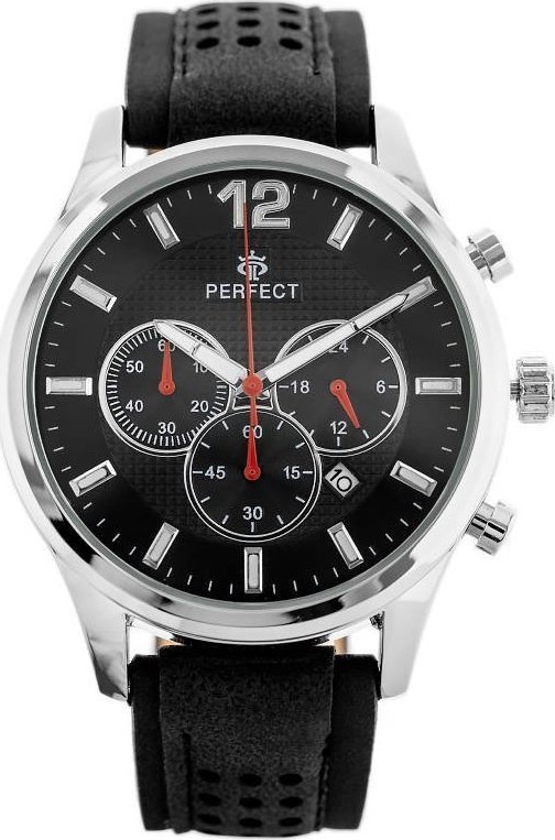 Zegarek Perfect ZEGAREK MĘSKI PERFECT CH01L - CHRONOGRAF zp354d + BOX