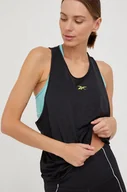 Koszulki sportowe damskie - Reebok t-shirt treningowy Les Mills BodyPump  kolor czarny - miniaturka - grafika 1