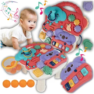 Stolik edukacyjny interaktywny muzyczny dla dzieci panel pianinko muzyka - Zabawki interaktywne dla dzieci - miniaturka - grafika 1