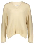 Swetry damskie - Pepe Jeans Sweter w kolorze beżowym - miniaturka - grafika 1