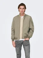 Kurtki męskie - Only & Sons Kurtka bomber Joshua 22023287 Beżowy Regular Fit - miniaturka - grafika 1