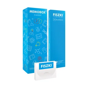 Zestaw Fiszki in blanco (kropki) + Memobox + Etui - Książki do nauki języka angielskiego - miniaturka - grafika 1