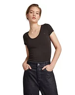 Koszulki i topy damskie - G-STAR RAW Damska koszulka Base R T Wmn Cap Sl, czarny (black 990), XS - miniaturka - grafika 1