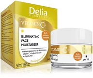 Kremy do twarzy - Delia Cosmetics – Krem Do Twarzy - Witamina C i Koenzym Q10 – Rozjaśnia Przebarwienia - Nawilżający - Przeciwutleniający - Rozjaśniający - 50ml - miniaturka - grafika 1