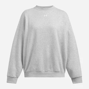 Bluza bez kaptura damska polarowa Under Armour Rival Fleece OS Crew 1386463-011 M Szara (197777173331). Bluzy bez kaptura damskie - Bluzy damskie - miniaturka - grafika 1