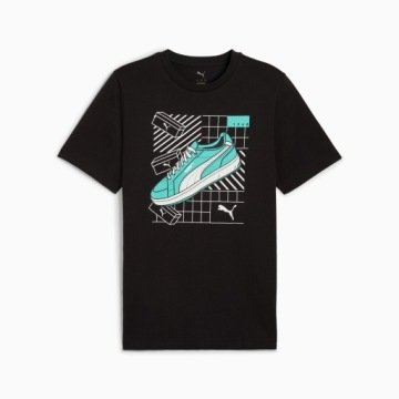 Koszulka męska Puma Graphics Sneaker czarna 68483001 r XL