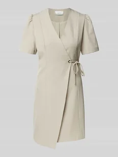 Sukienka mini z wiązaniem - Sukienki - miniaturka - grafika 1