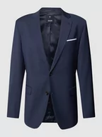 Marynarki męskie - Marynarka na dwa guziki o kroju slim fit z tkanym wzorem model ‘Finch’ - miniaturka - grafika 1