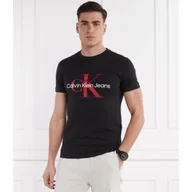 Koszulki męskie - CALVIN KLEIN JEANS | Regular Fit - miniaturka - grafika 1