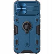 Etui i futerały do telefonów - Nillkin Etui CamShield Armor Case iPhone 12 Pro Max, niebieskie 6902048211667 - miniaturka - grafika 1