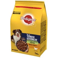 Sucha karma dla psów - Pedigree Tender Goodness Półwilgotna Karma Pełnoporcjowa Dla Psów Bogata W Drób 1,8kg - miniaturka - grafika 1