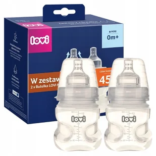 Duopack LOVI Zestaw Niezaburzający Odruchu Ssania 2x Butelka Medical+ 150 ml - Butelki dla niemowląt - miniaturka - grafika 1