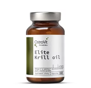 Ostrovit PHARMA ELITE KRILL OIL 60kaps OST/PHELKRO/60/KAP/ - Witaminy i minerały dla sportowców - miniaturka - grafika 1