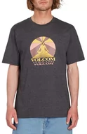 Koszulki męskie - t-shirt męski VOLCOM MR BLISSER TEE Heather Black - miniaturka - grafika 1