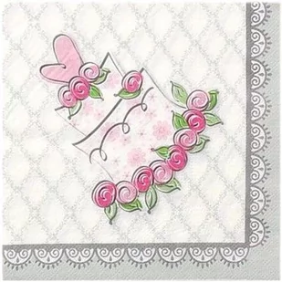 GoDan Serwetki 33 cm, "Tort Weselny", 20 szt 1272003H20 - Dekoracje i nakrycia stołu na imprezę GoDan Serwetki 33 cm, "Tort Weselny", 20 szt 1272003H20 - Dekoracje i nakrycia stołu na imprezę - miniaturka - grafika 1