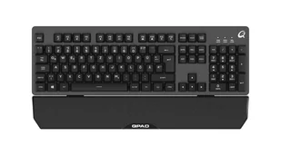 QPAD MK-40 klawiatura Gaming USB QWERTZ Niemiecki Czarny - Klawiatury - miniaturka - grafika 1