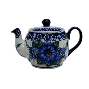 Ceramiczna czajnik kula Ceramika Bolesławiec - Czajniki na gaz - miniaturka - grafika 1