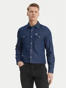 Koszule męskie - Guess Koszula M6GH88 D1052 Granatowy Regular Fit - miniaturka - grafika 1