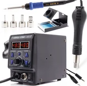 Lutownice - Techrebal Stacja lutownicza 2w1 Yihua 8786D-I - miniaturka - grafika 1