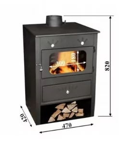 Piec wolnostojący z płaszczem wodnym 7,1/11 kW - spełnia anty-smogowy EkoProjekt 04482050 - Piece wolnostojące - miniaturka - grafika 2