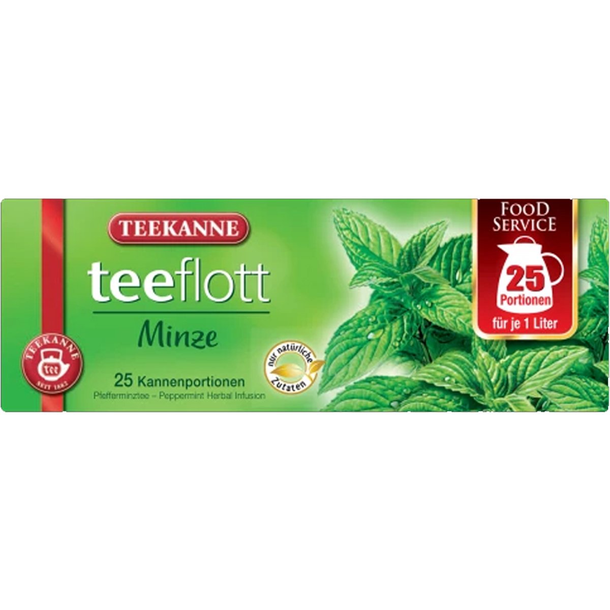 Teekanne Teeflott miętowa herbata ziołowa z aromatyzowaną miętą pieprzową 87g