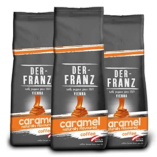 Der-Franz Kawa palona ziarnista o smaku karmelowym, kawy z gatunku Arabici i Robusty, 3 x 500 g - Kawa - miniaturka - grafika 1