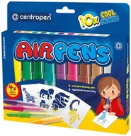 Zabawki kreatywne - Blopens Airpens Cool Colours 1500/10 + 4 Szablony, Centropen - miniaturka - grafika 1