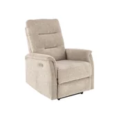 Fotele - Fotel Wypoczynkowy Rozkładany Jamal Beż Halmar - miniaturka - grafika 1