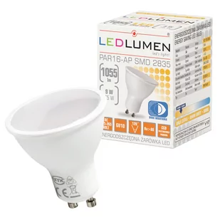 Żarówka LED PAR16-AP GU10 9W 14x2835 LED CCD biała ciepła - Żarówki LED - miniaturka - grafika 1