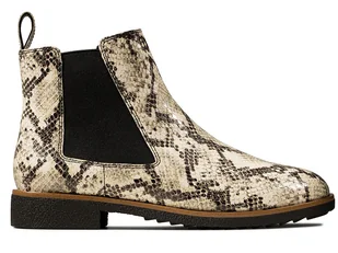 Clarks, Sztyblety damskie, Griffin Plaza Snake, rozmiar 39 1/2 - Botki damskie - miniaturka - grafika 1