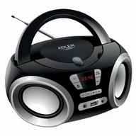 Radioodtwarzacze - Adler Boombox CD-MP3, USB, Radio FM AD 1181 Czarny AD 1181 - miniaturka - grafika 1