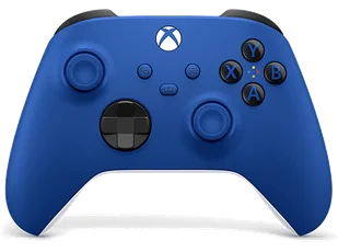 Kontroler bezprzewodowy MICROSOFT EP2-29940 Xbox Shock Blue Niebieski - Kontrolery gier na PC - miniaturka - grafika 1