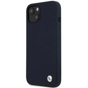 BMW Etui BMHCP13SSILNA iPhone 13 mini 5,4" granatowy/navy hardcase Silicone Signature - Etui i futerały do telefonów - miniaturka - grafika 1