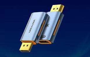 Adapter HDMI żeński - Display Port męski Vention HFMH0 8K (niebieski) - Adaptery i przejściówki - miniaturka - grafika 2